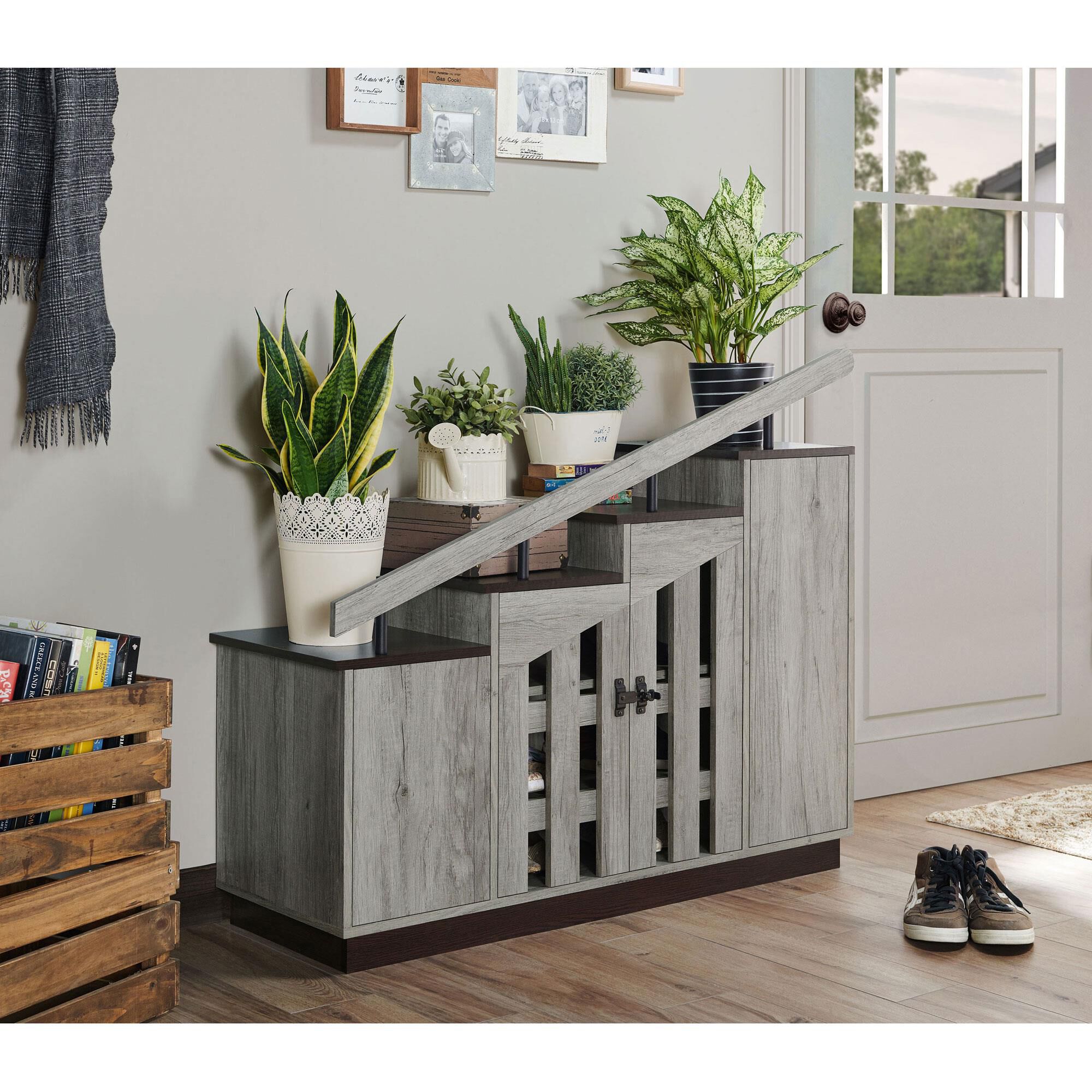Bay isle home 12 pair shoe storage cabinet clearance
