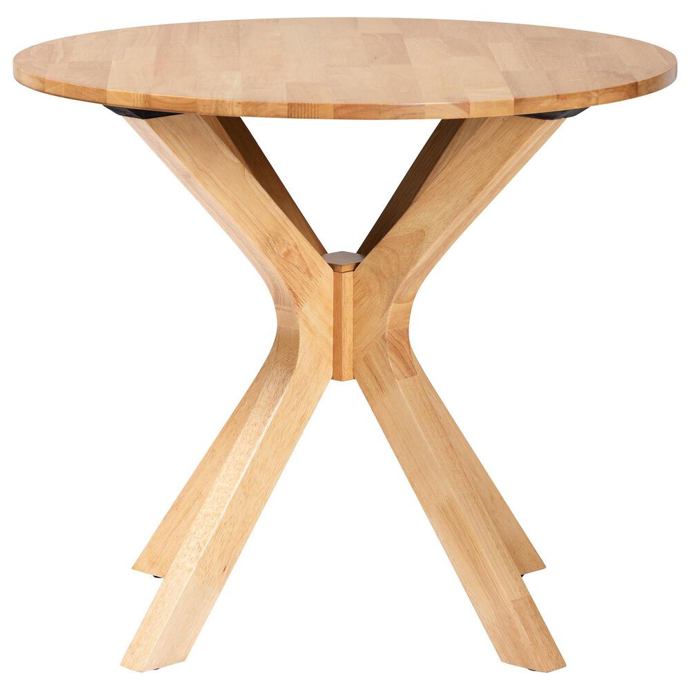 Baxton Studio Kenji 34" Dining Table in Natural Brown - Table Only, , large