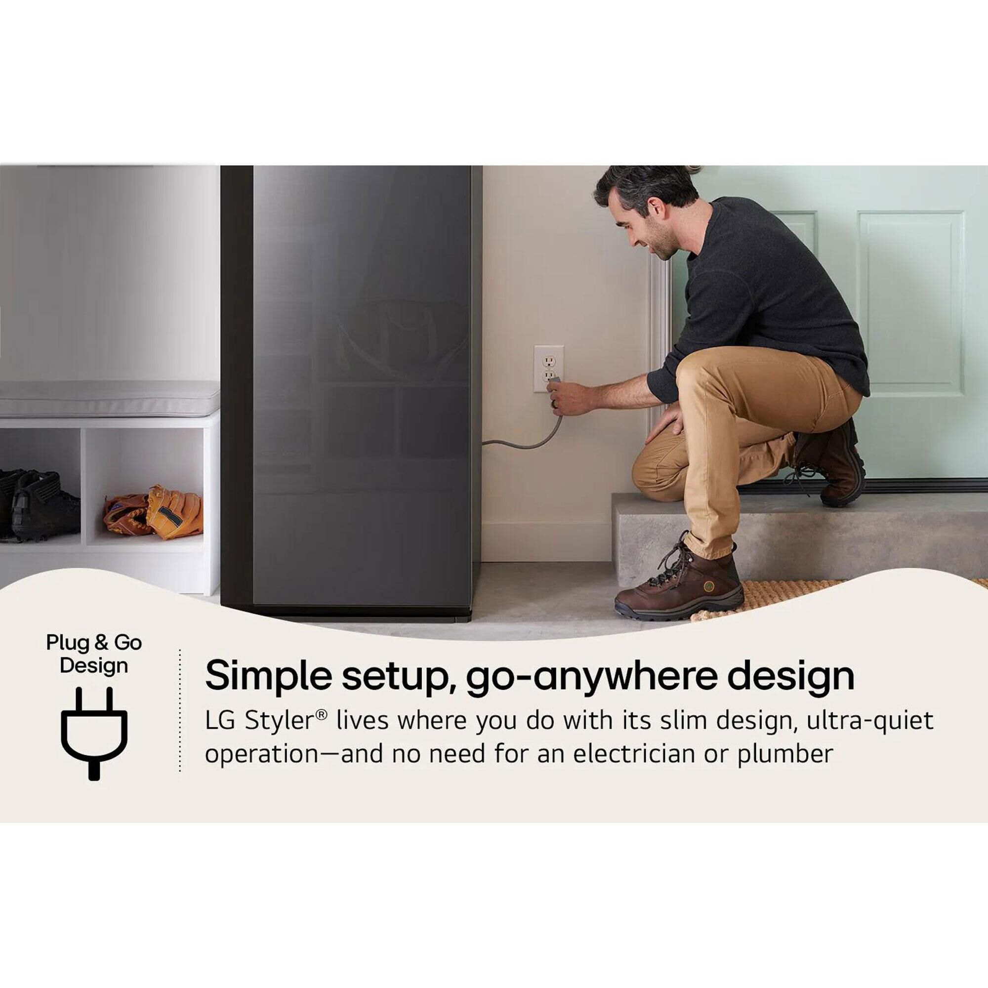 LG Styler Smart Steam Closet in Mirror