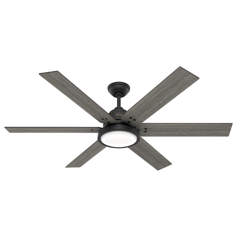 Hunter Warrant 60" Indoor Ceiling Fan in Matte Black, , large