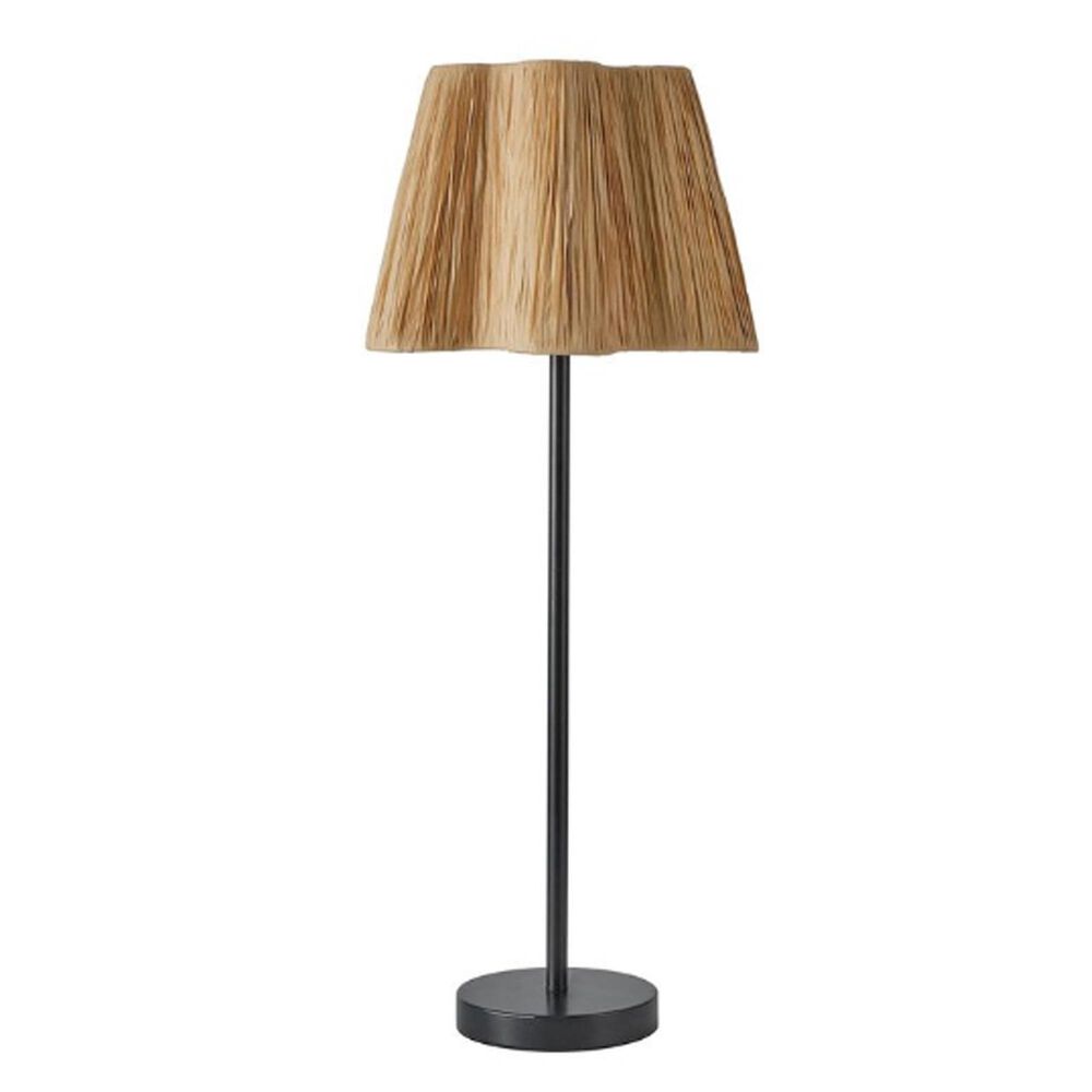 Anthony California 26" Rafia Flower Shade Table Lamp, , large