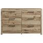Ashley Hyanna 5-Piece Queen Bedroom Set in Golden Rustic, , large