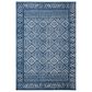 Safavieh Tulum TUL264N 5"3" x 7"6" Navy and Ivory Area Rug, , large
