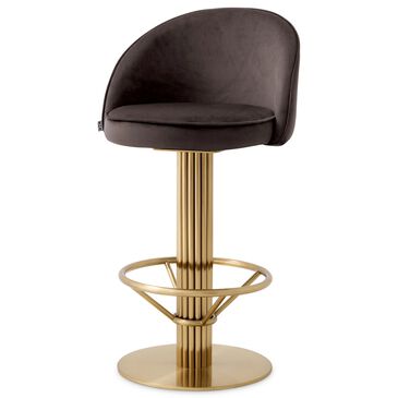 Eichholtz Dorland Counter Stool in Roche Dark Grey, , large