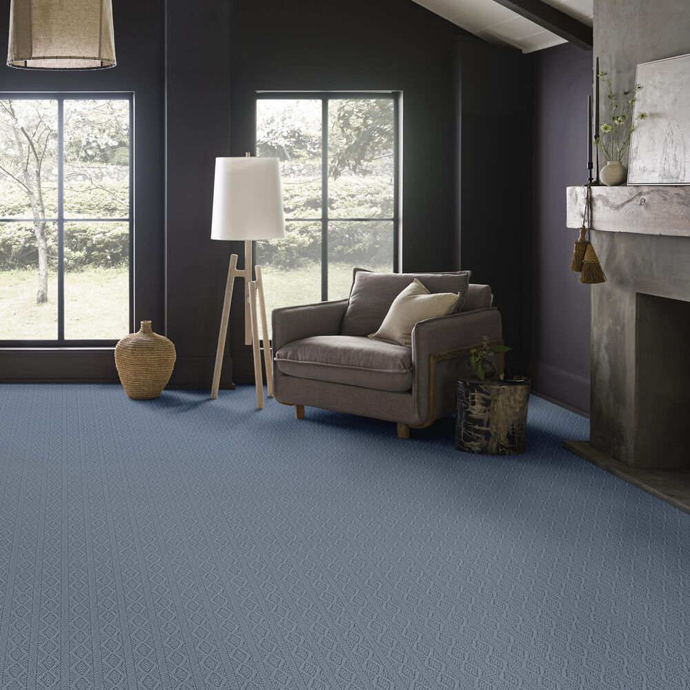 Anderson Tuftex Crochet Carpet in Old Money Blue, , large