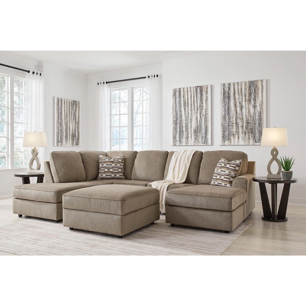 Ashley O&#39;Phannon 2-Piece U-Shaped Sectional with Right Facing Chaise and Left Facing Corner Chaise in Briar, , large