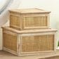 Maple and Jade Decorative Box with Lid in Brown Set of 2, , large