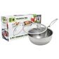 Green Pan Valencia Pro 2.5-Quart Uncoated Chef"s Pan with Lid in Stainless Steel, , large
