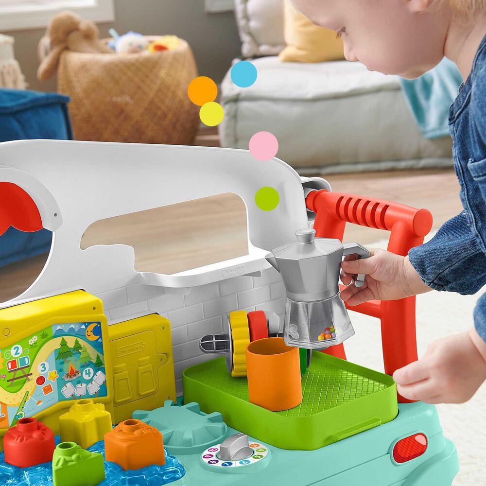 Fisher Price Laugh and Learn 3-In-1 On-The-Go Camper Musical Activity Center, , large