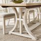 Ashley Trestle Dining Table and Chairs in Antique White and Brown, , large