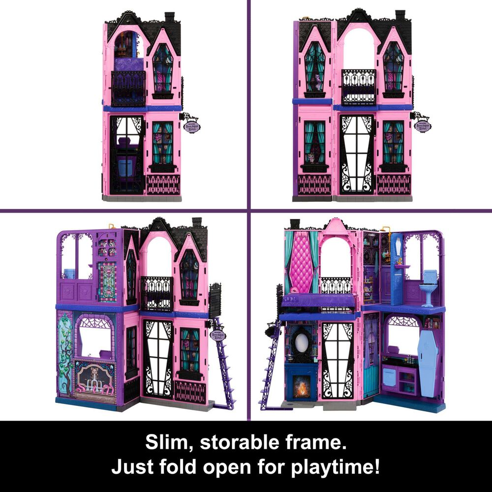 Monster High Boo-tique Haunted Hotel Dollhouse in Multicolor, , large