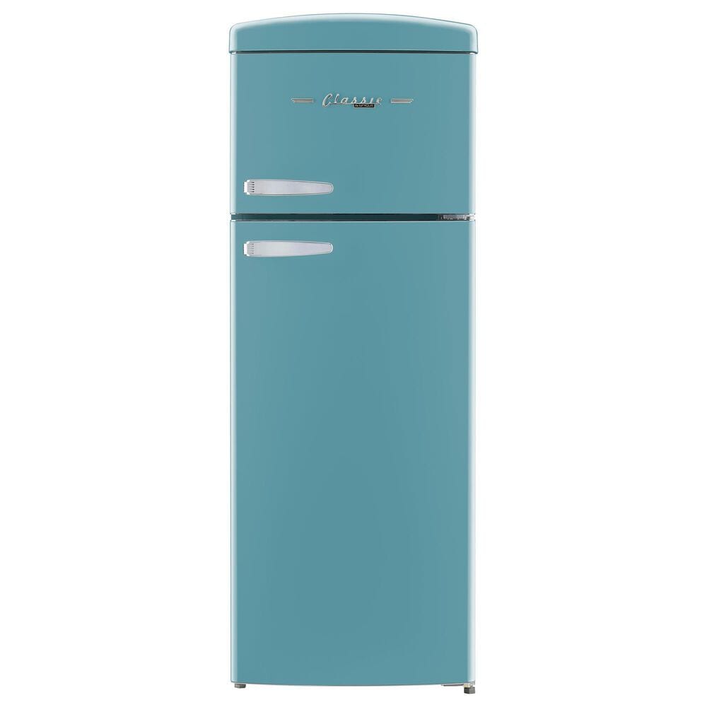 Unique Appliances Classic Retro 7.5 Cu. Ft Top Freezer Refrigerator in Ocean Mist Turquoise, , large