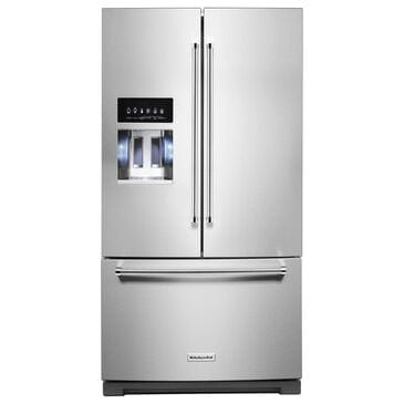 KitchenAid 26.8 Cu. Ft. Standard-Depth French Door Refrigerator with Exterior Ice and Water, , large