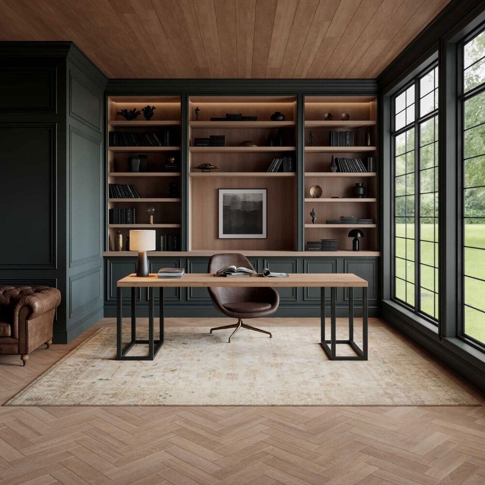 Nourison Vintage Washables Beige 7'10" x 9'10" Area Rug, , large