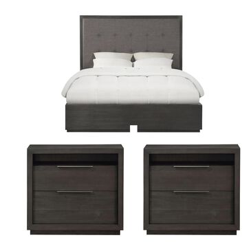 Urban Home Oxford 3-Piece Queen Bedroom Set in Basalt Grey, , large