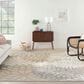 Nourison Aloha Floral 10" x 14" Natural Indoor/Outdoor Area Rug, , large