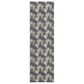 Dalyn Rug Company Soft Essentials Chevron Graphite 2"3" x 7"6" Runner, , large
