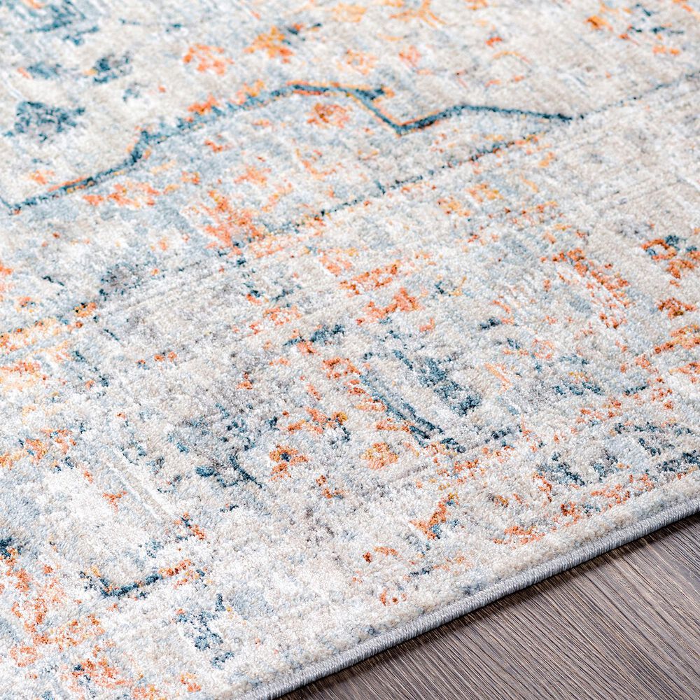 Surya Laila 10&#39; x 14&#39; Teal, Sage, Orange, Gray and Cream Area Rug, , large
