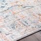 Surya Laila 10" x 14" Teal, Sage, Orange, Gray and Cream Area Rug, , large