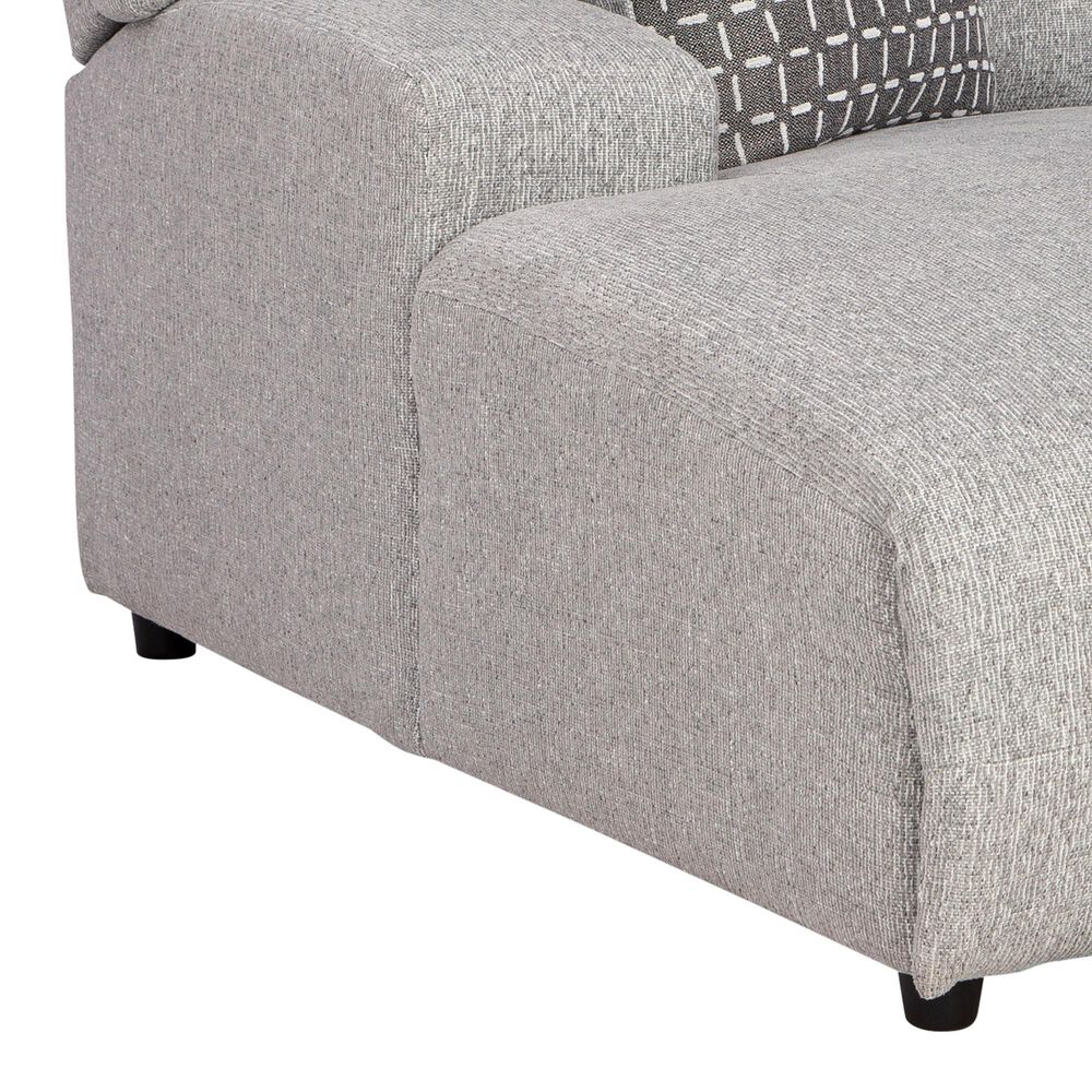 Ashley Acklen Place 6-Piece Power Left Facing Reclining Sectional with Chaise in Pewter, , large