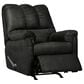 Ashley Darcy Manual Rocker Recliner in Black, , large