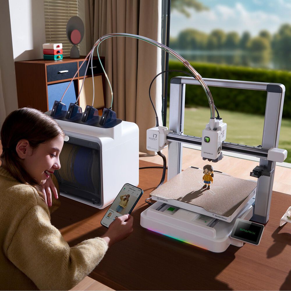 Creality 3D Technology SPARKX i7 Color Combo 3D Printer, , large