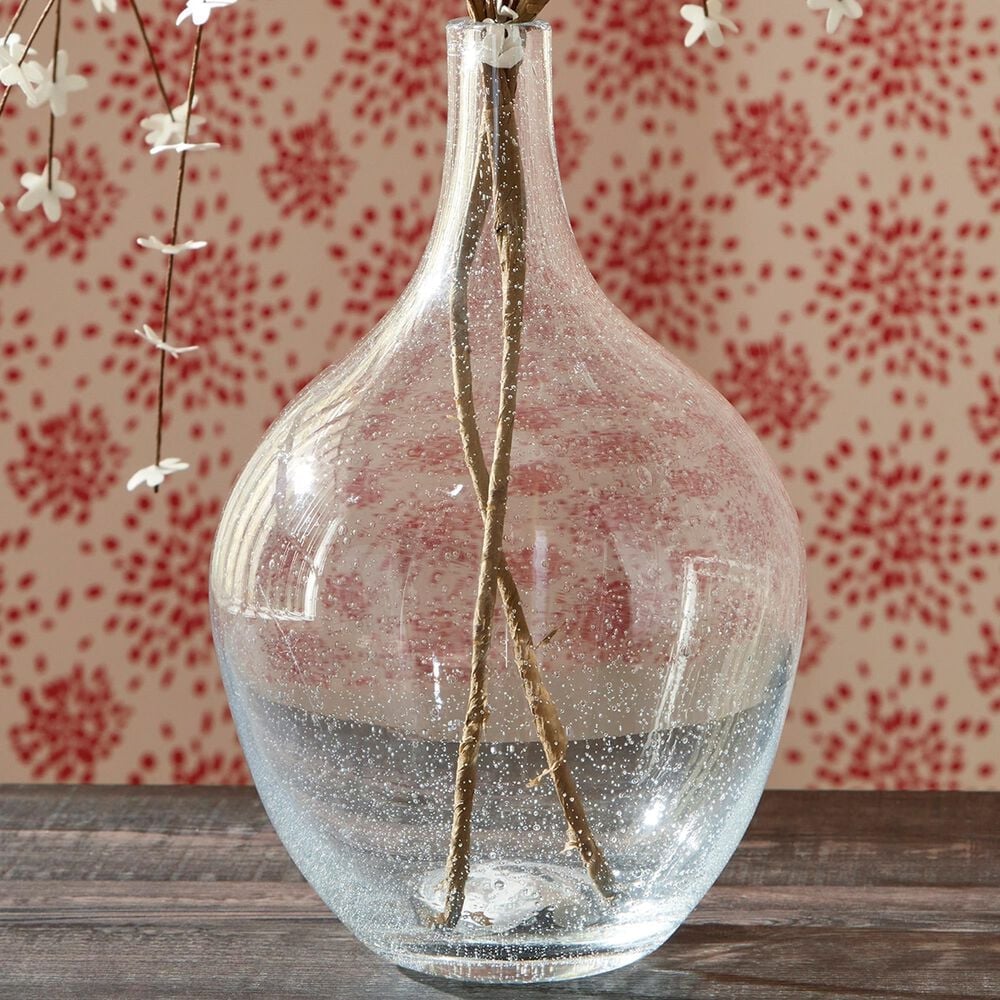 Ashley Kurthorne 9&quot; Vase in Clear, , large