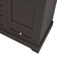 Lexora Home Dukes 48" Double Bathroom Vanity in Espresso with 2 cm White Quartz Top and Rectangular Sinks, , large