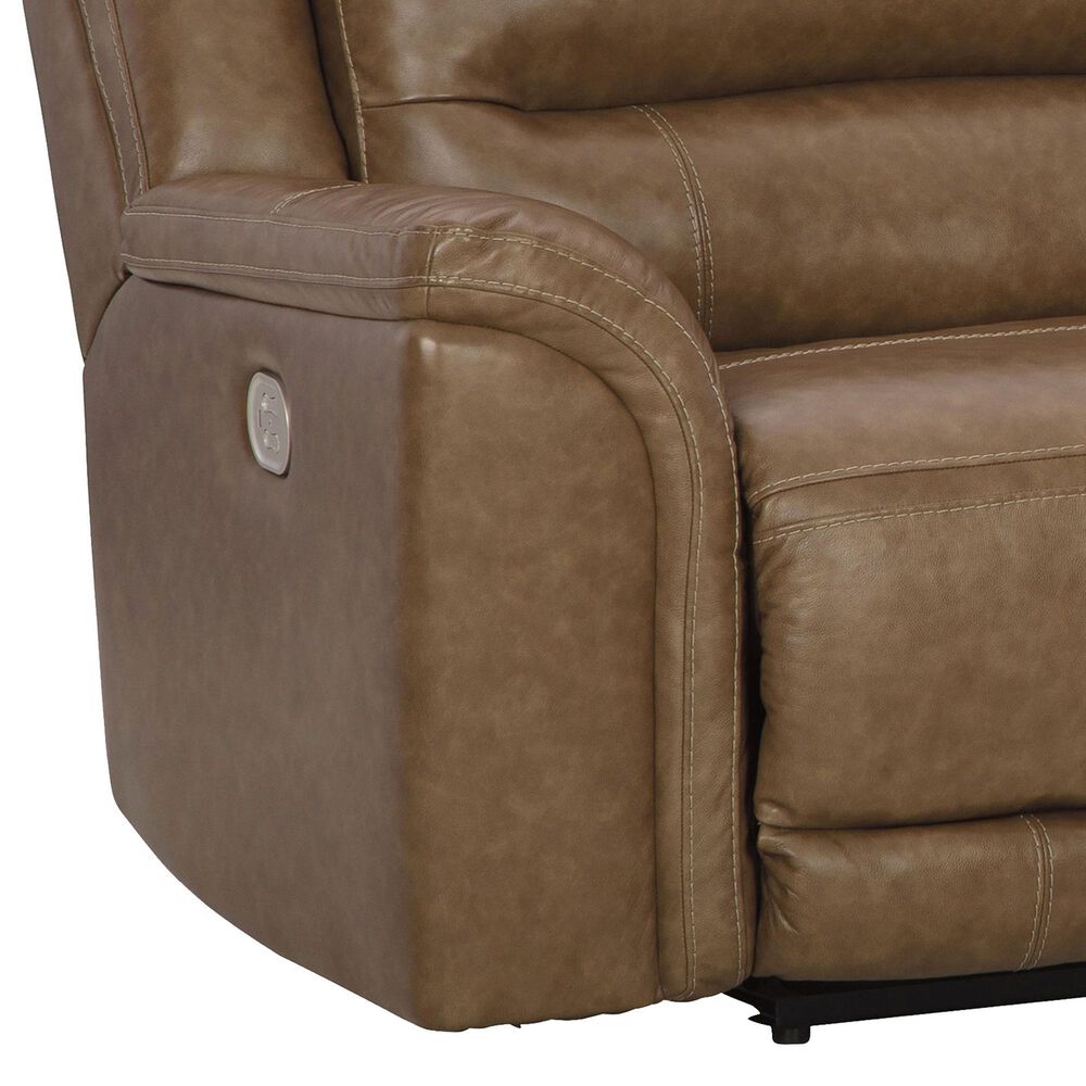 Ashley Trasimeno 3-Piece Power Reclining Living Room Set in Caramel, , large
