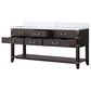 Lexora Home Norwalk 72" Double Bathroom Vanity in Brown Oak with White Carrara Marble Top and Rectangular Sinks, , large