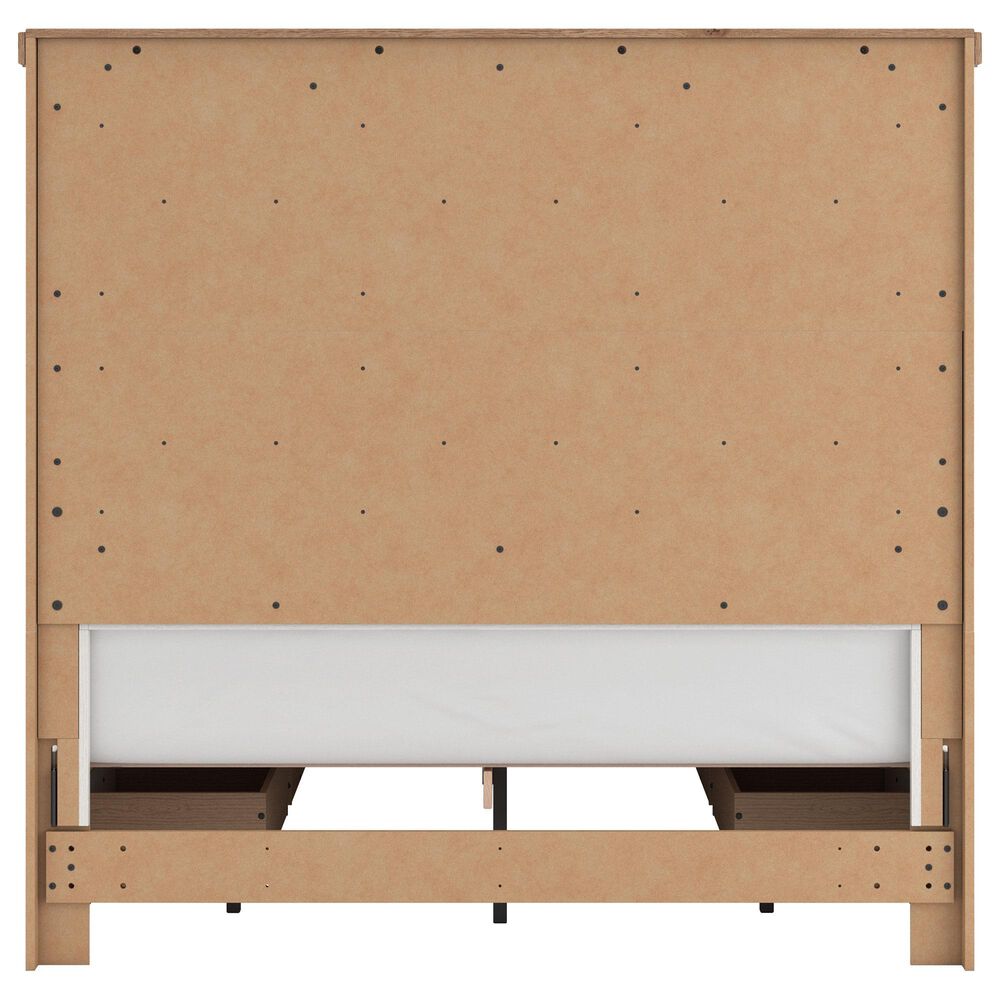 Ashley Savonport Queen Storage Panel Bed in White and Brown, , large