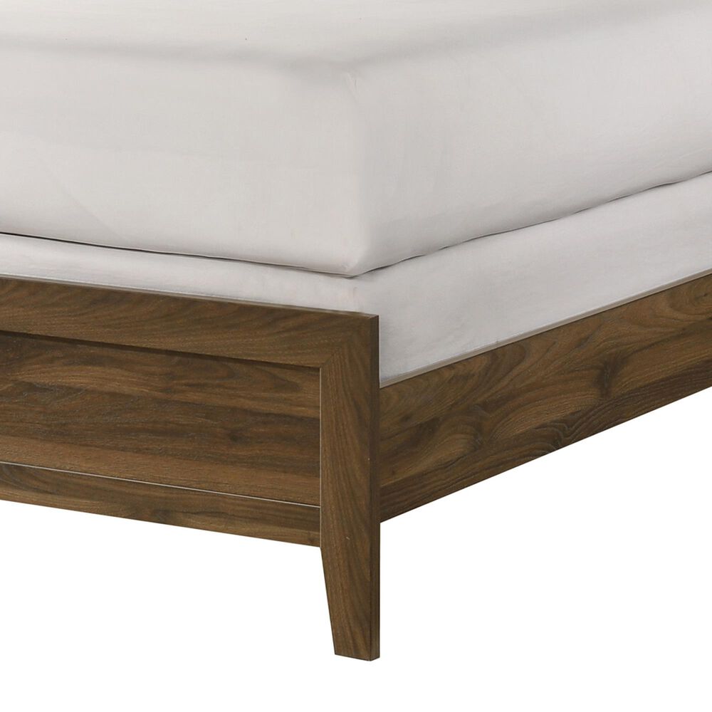 Crown Mark Lorraine Queen Panel Bed in Brown, , large