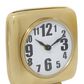 Maple and Jade Square Contemporary Table Clock in Silver and Gold (Set of 2), , large