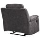 Ashley Brysonview Manual Zero Wall Recliner in Charcoal, , large