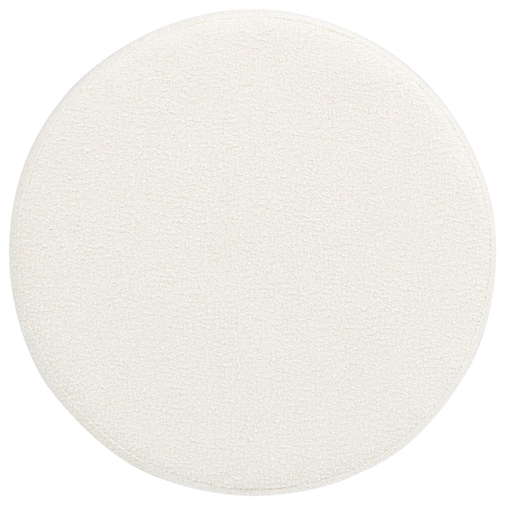 Jennifer Taylor Home Fuji Storage Ottoman in Ivory White, , large