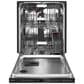 KitchenAid 24" Built-In Pocket Handle Dishwasher with FreeFlex 3rd Rack and LED Interior Light in Black Stainless Steel, , large
