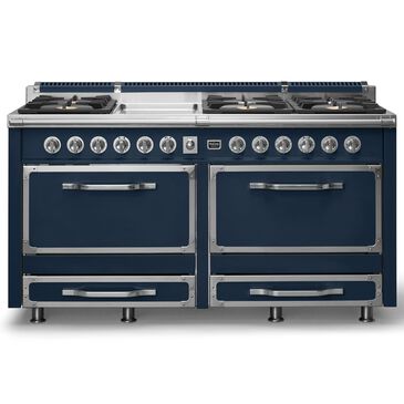 Viking Range Tuscany 66" Dual Fuel Range in Slate Blue, , large