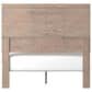 Ashley Senniberg Full Panel Bed in Light Browna and White, , large