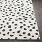 Surya Moroccan Shag MCS-2307 6"7" x 9"6" Black and White Area Rug, , large
