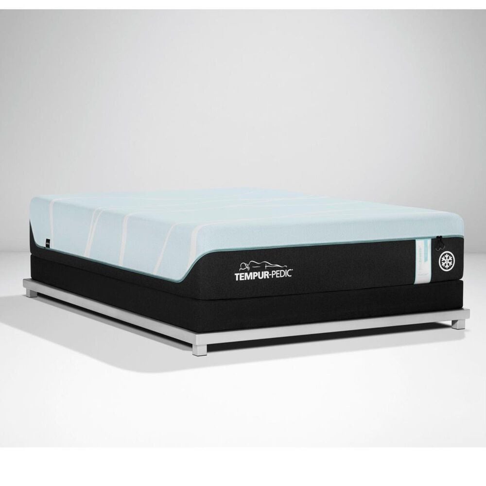 Tempur-Pedic TEMPUR-PRObreeze Medium Hybrid Queen Mattress with High Profile Box Spring, , large