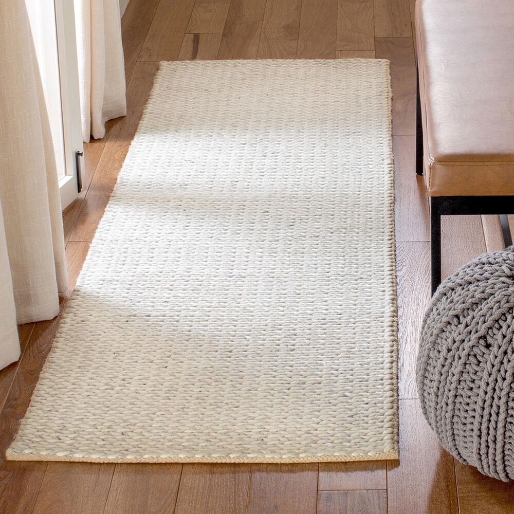 Safavieh Natura 2&#39;3&quot; x 10&#39; Ivory and Silver Runner, , large
