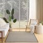 Nourison Courtyard Black and White 5" x 7" Indoor/Outdoor Area Rug, , large
