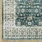 Oriental Weavers Sumter 7"10" x 10" Teal and Ivory Area Rug, , large