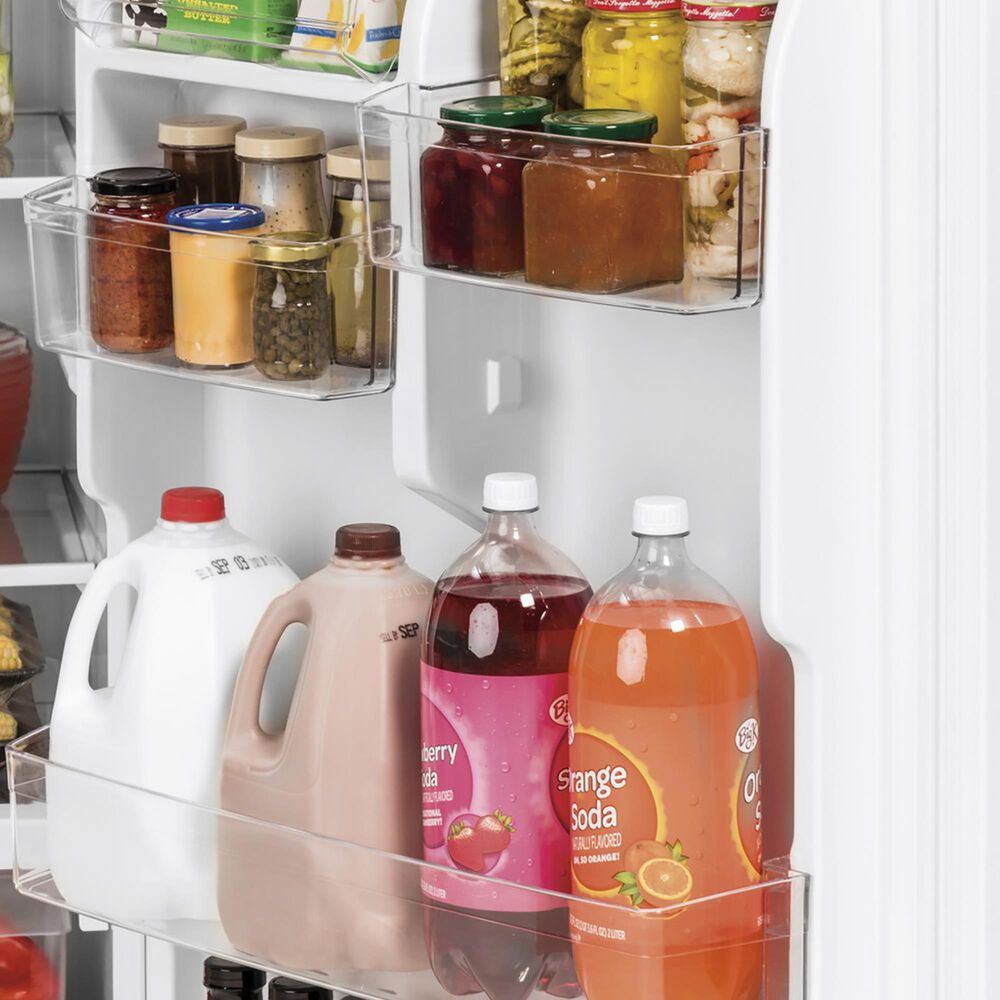 GE Appliances 19.2 Cu. Ft. Top Freezer Refrigerator in Stainless Steel, , large