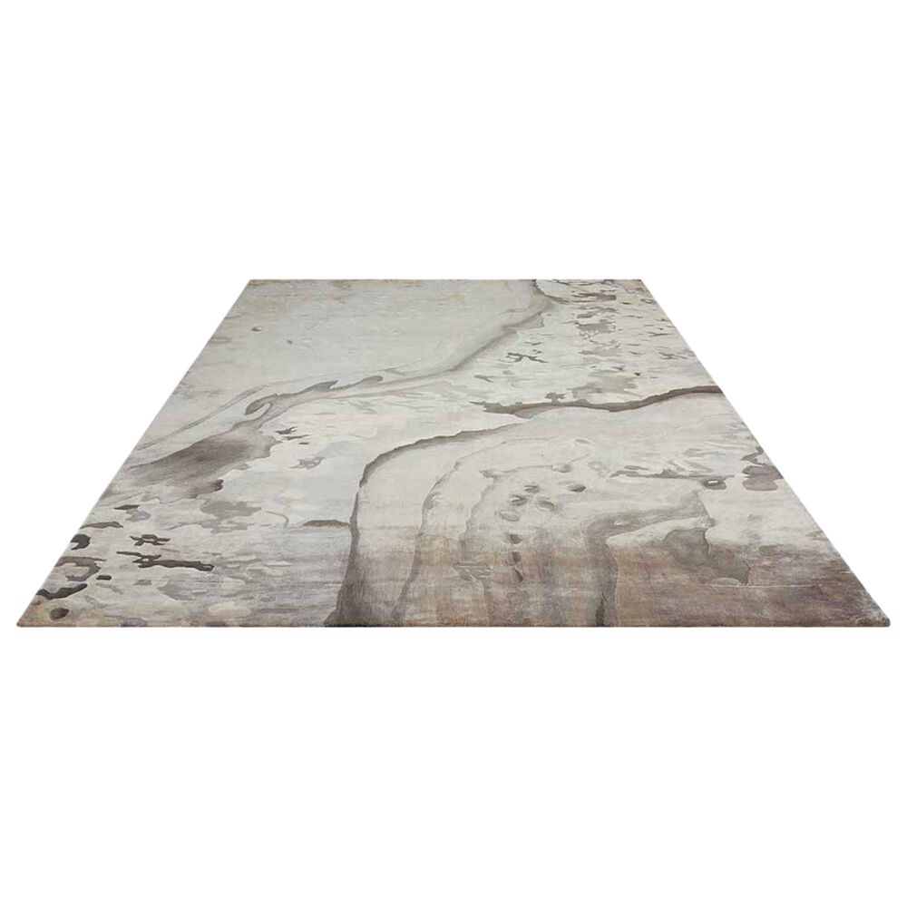 Nourison Prismatic PRS05 8&#39;6&quot; x 11&#39;6&quot; Silver Cloud Area Rug, , large