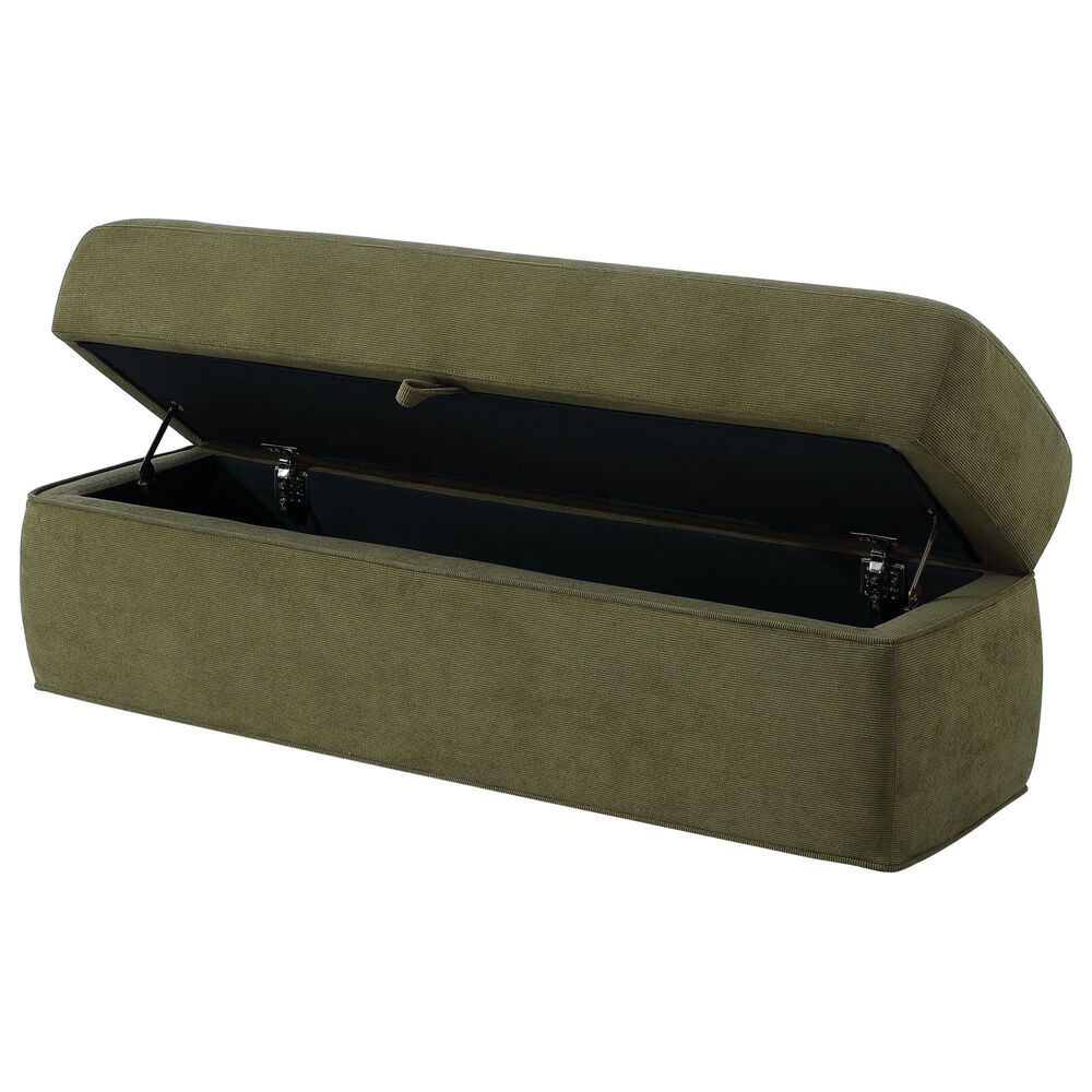 Urban Home Summit Storage Bench in Moss, , large