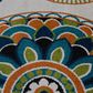 Central Oriental Terrace Tropic Burnette 9"10" x 12"10" Snow and Multicolor Area Rug, , large