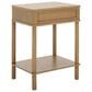 Safavieh Thurston 1-Drawer End Table in Desert Brown, , large