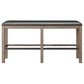 Golden Wave Furniture Benton 6-Piece Rectangular Dining Set in Pecan Brown, , large