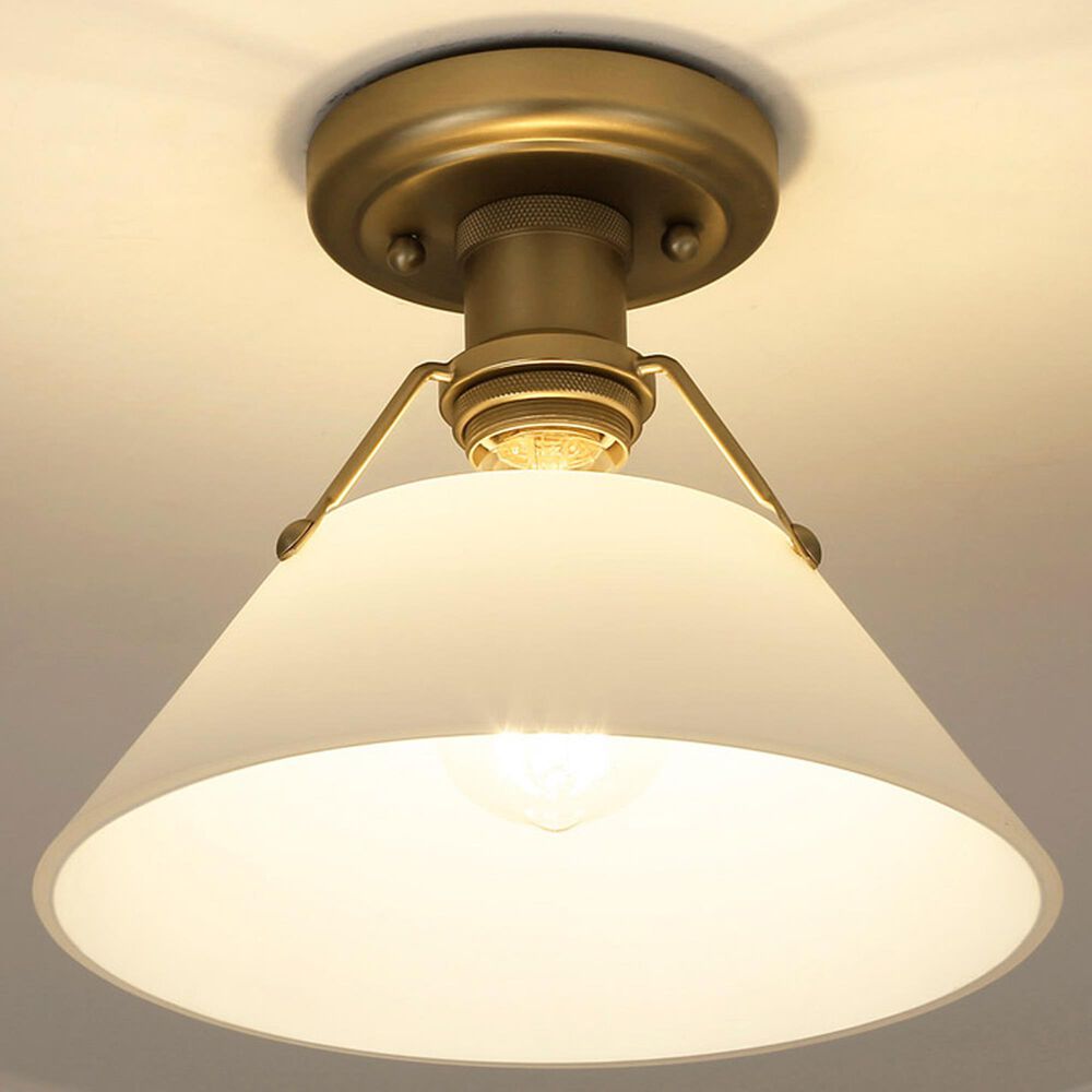 Golden Lighting Orwell Flush Mount in Brushed Champagne Bronze, , large